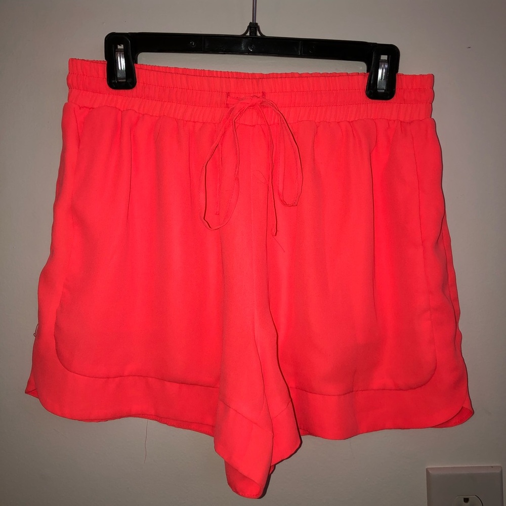 Sugar lips Neon orange shorts!